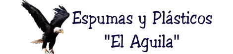 espumas y plasticos el aguila logotipo